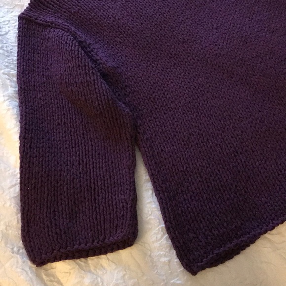 Eileen Fisher Purple Round Neck Sweater - Picture 3 of 6